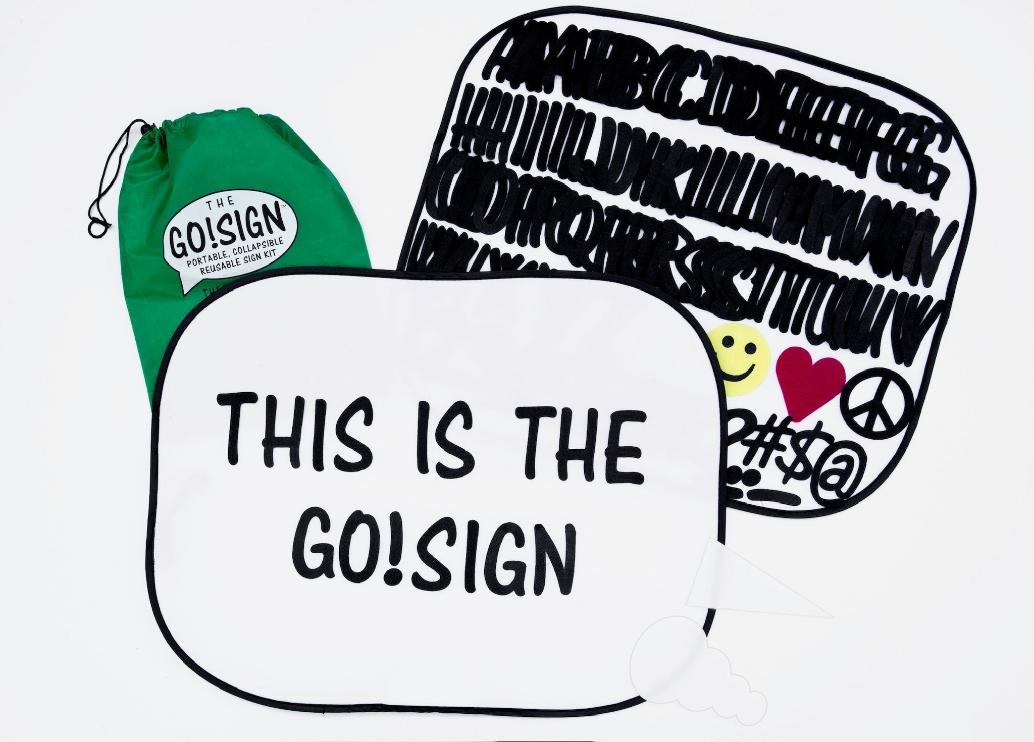 Portable sign kit for activism and rallies